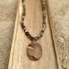 Oval Jasper Pendant Necklace - Image 2